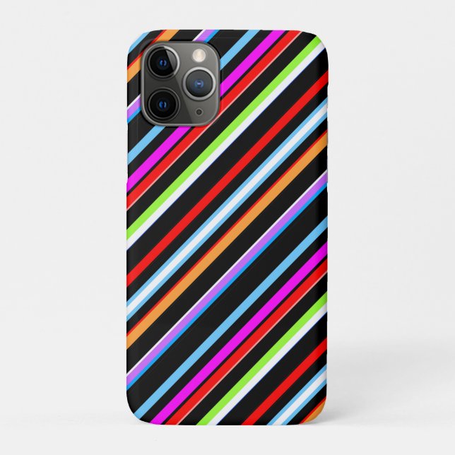 Cute colorful stripes Case-Mate iPhone case (Back)