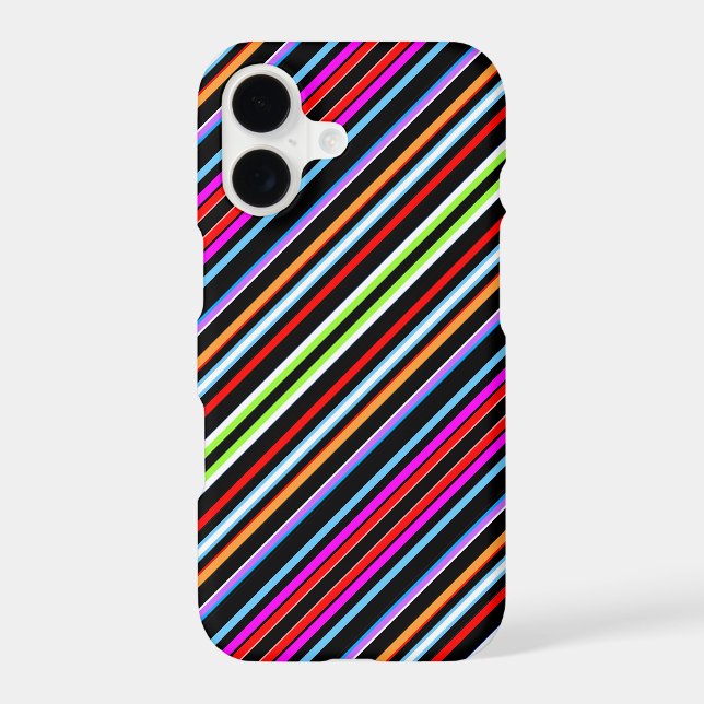 Cute colorful stripes Case-Mate iPhone case (Back)