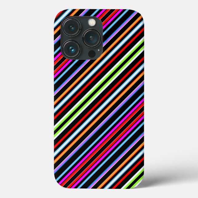 Cute colorful stripes Case-Mate iPhone case (Back)