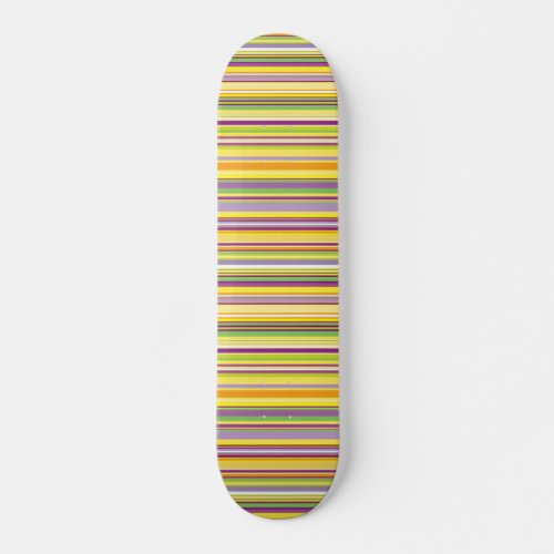 Cute colorful stripes design All_Over_Print tank t Skateboard