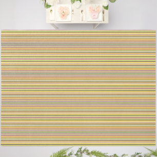 Cute colorful stripes design outdoor rug