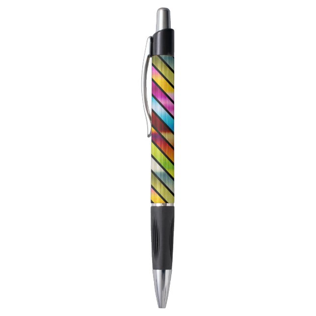 Cute colorful stripes pen (Top (Vertical))