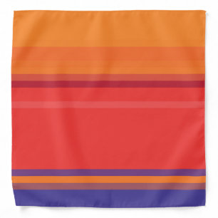 Cute colorful summer stripes  bandana
