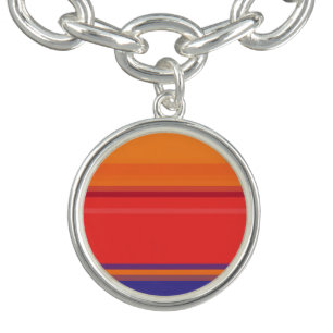 Cute colorful summer stripes  bracelet