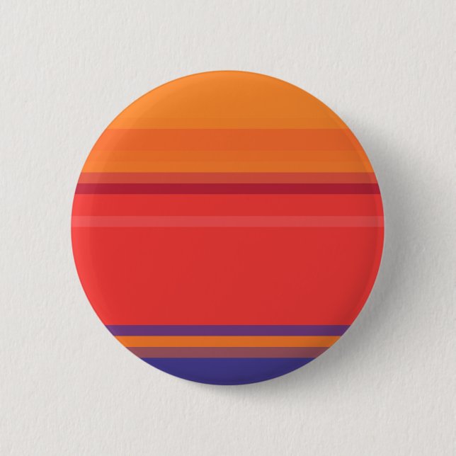 Cute colorful summer stripes  button (Front)