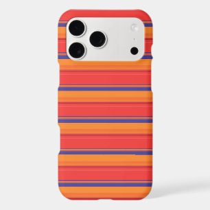 Cute colorful summer stripes  iPhone 17 pro max case