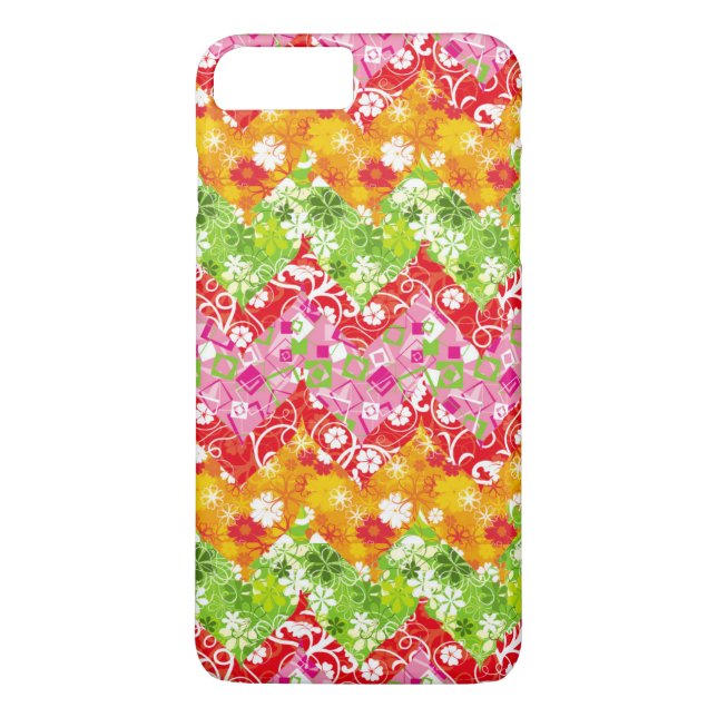 Cute colorful summer zigzag pattern Case-Mate iPhone case (Back)