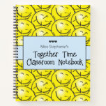Cute Colorful Sunshine Teacher Name Classroom  Notebook