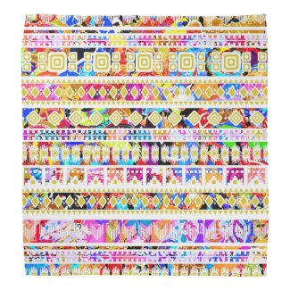 Cute colorful tribal aztec pattern decorative
