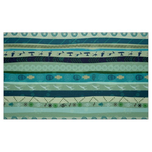 Cute Colorful Tribal Pattern Fabric