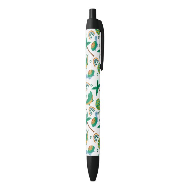 Cute Colorful Turtle Alligator Rainbow Pattern Pen (Bottom (Vertical))