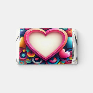 Cute colorful Valentines day Hershey's Miniatures
