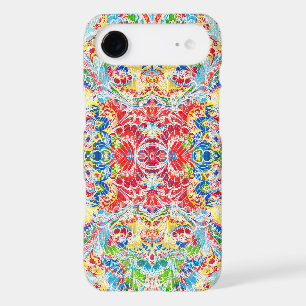 Cute colorful vintage floral iPhone 17 air case