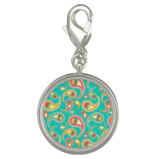 Cute colorful vintage paisley pattern