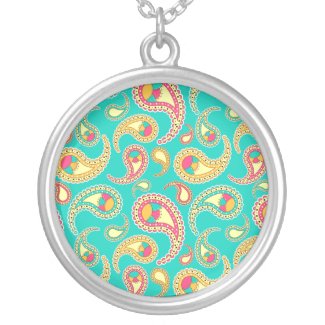 Cute colorful vintage paisley pattern