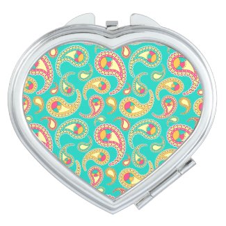 Cute colorful vintage paisley pattern