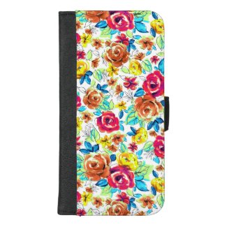 Cute colorful vintage roses patterns