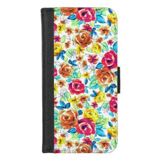 Cute colorful vintage roses patterns