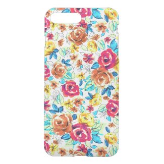 Cute colorful vintage roses patterns