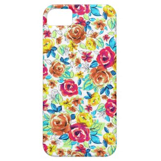 Cute colorful vintage roses patterns