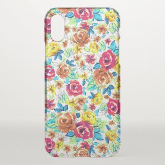 Cute colorful vintage roses patterns