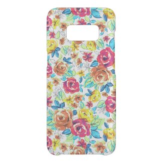Cute colorful vintage roses patterns