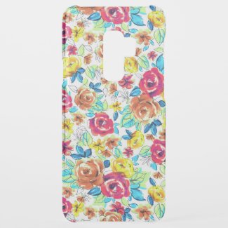 Cute colorful vintage roses patterns