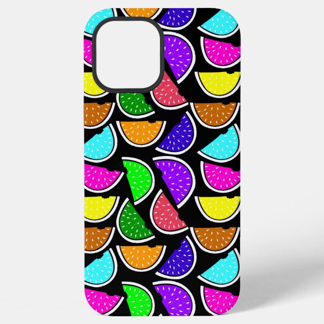 Cute colorful watermelon pattern iphone case (Back)