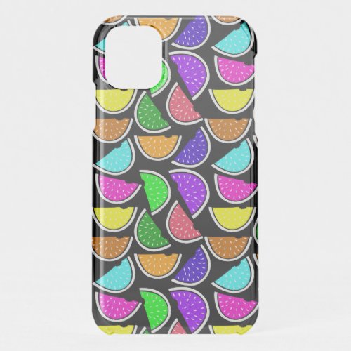 Cute colorful watermelon pattern iPhone 11 case