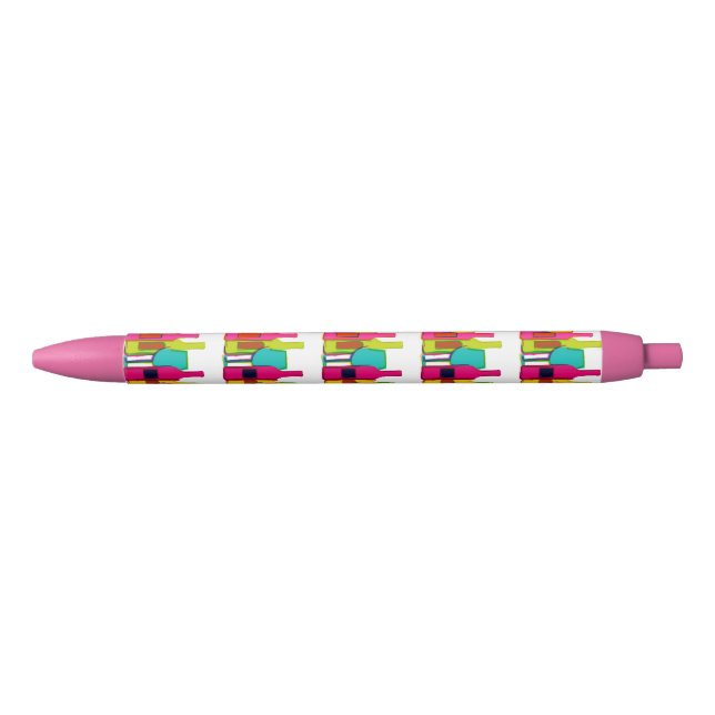 Cute colorful wine bottles pattern pen (Front)