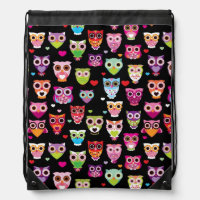 cute colourful owl kids pattern