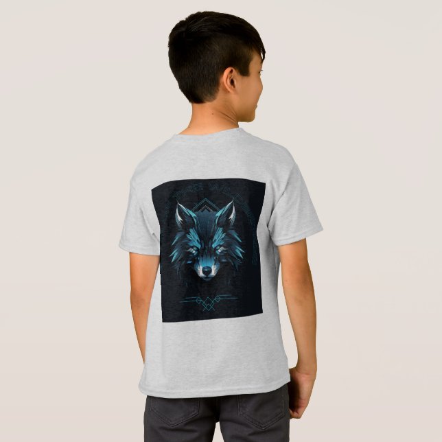 Cute & Comfy Kids Grey T-Shirt (Back Full)