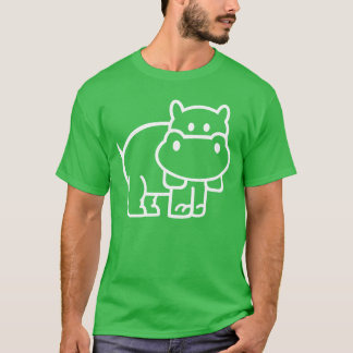 Cute comic hippo boy T-Shirt
