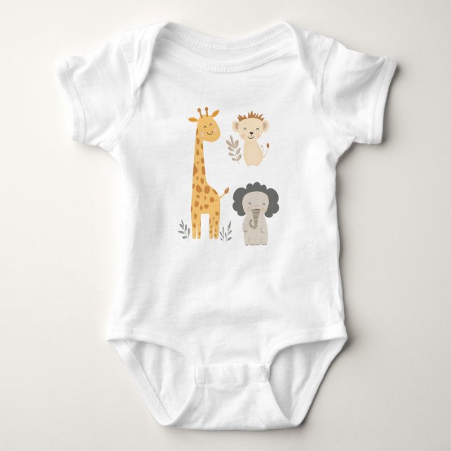 Cute Companions Baby Bodysuit (Front)