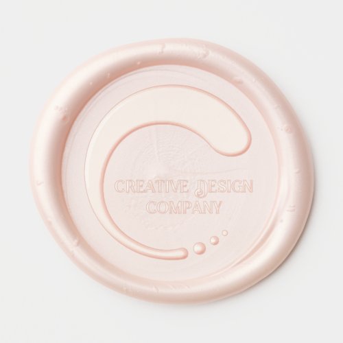 Cute Company Name And Company Logo  Wax Seal Sticker