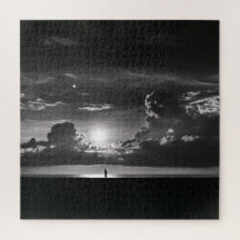 Cute Condo Decor Sunset Reflection Jigsaw Puzzle
