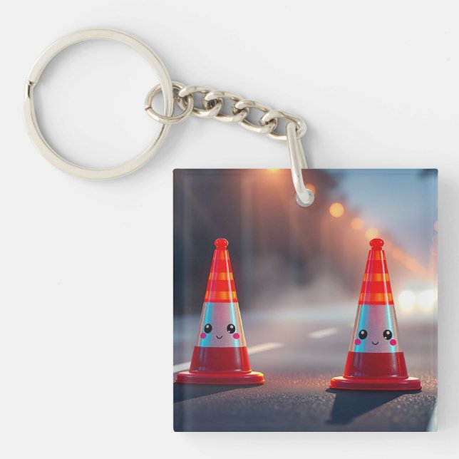 Cute cones keychain (Front)