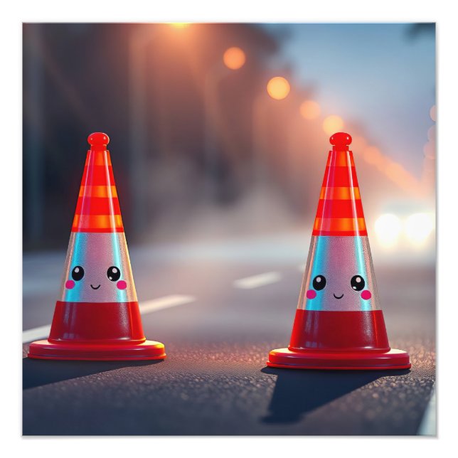 Cute cones photo print (Front)