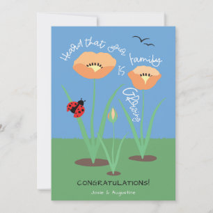 Cute Congratulations Expectant Parents  Card