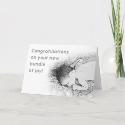 Cute Congratulations on New Baby Generic Baby Card