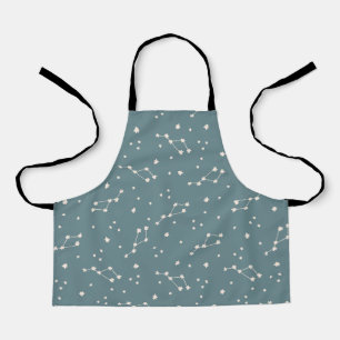 Cute Constellation Sky Pattern Apron