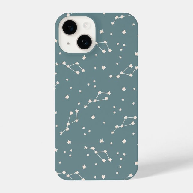 Cute Constellation Sky Pattern iPhone Case (Back)