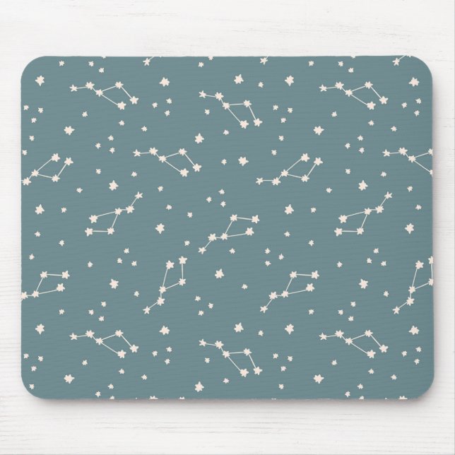 Cute Constellation Sky Pattern Mouse Pad (Front)
