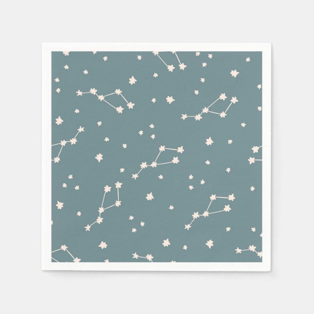 Cute Constellation Sky Pattern Napkins (Front)