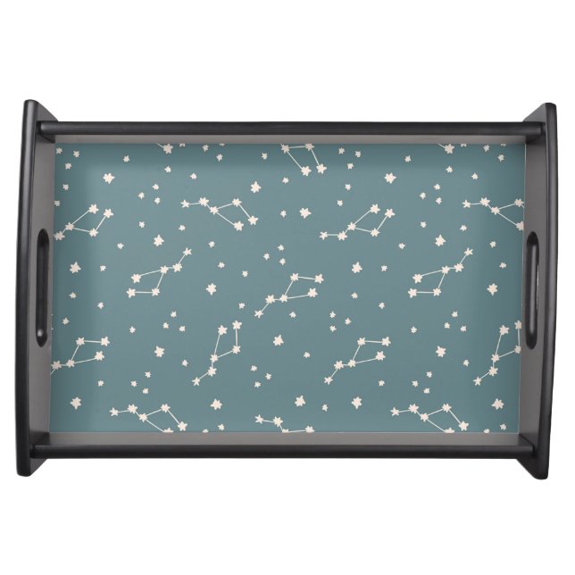 Cute Constellation Sky Pattern Serving Tray (Front)