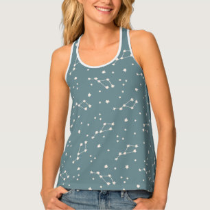 Cute Constellation Sky Pattern Tank Top