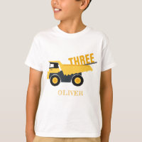 Cute Construction Dump Truck Any Age Birthday