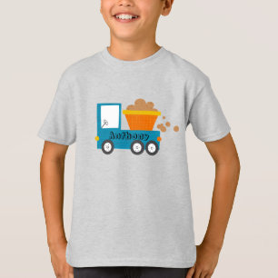 Cute Construction Truck Name T-Shirt