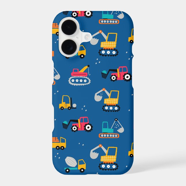 Cute Contruction Movers Pattern Samsung Galaxy Case (Back)