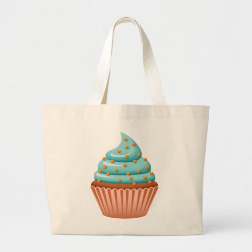 Cute Cook Foodie Baking Baker Kitchen Cupcake Large Tote Bag